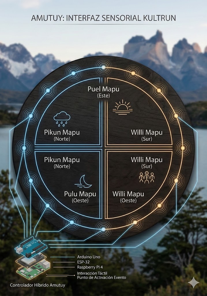 AMUTUY — Interfaz Sensorial Kultrun