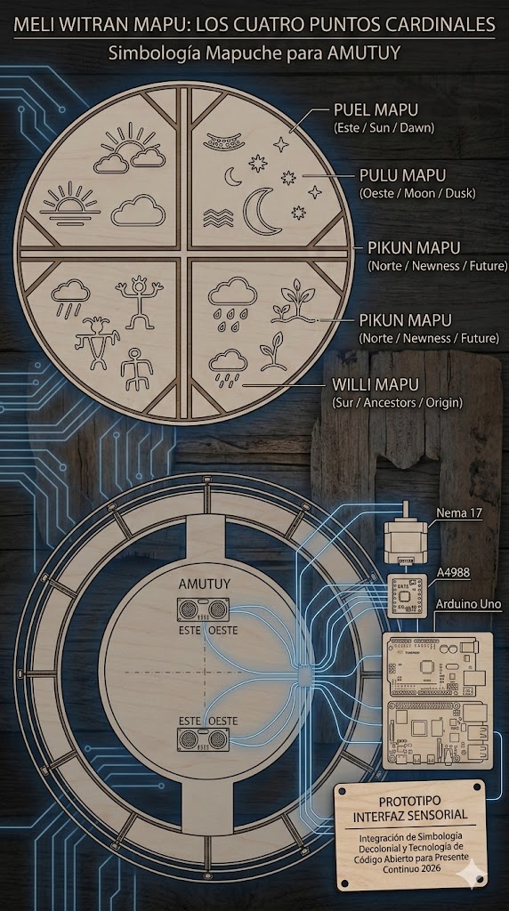 Meli Witran Mapu — Las cuatro direcciones